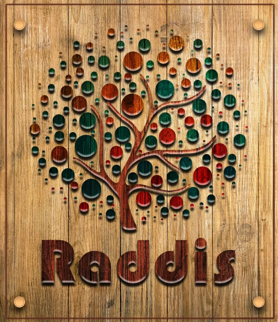 raddis logosite wood